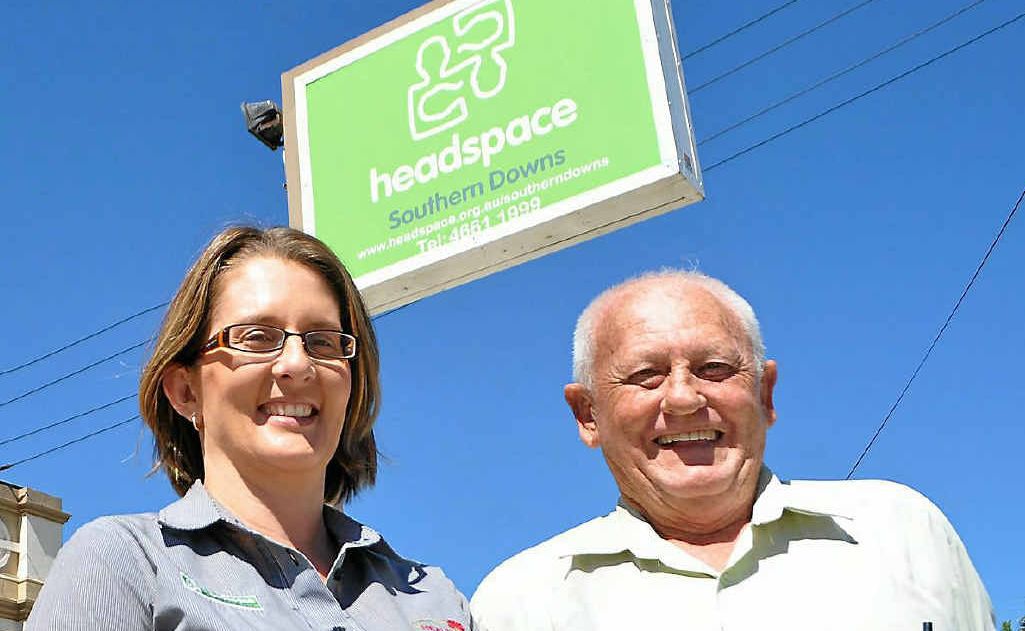 A new office space for Headspace Southern Downs has team leader Sophia McLucas and psychologist Steve Berka inspired. A new office space for Headspace Southern Downs has team leader Sophia McLucas and psychologist Steve Berka inspired.